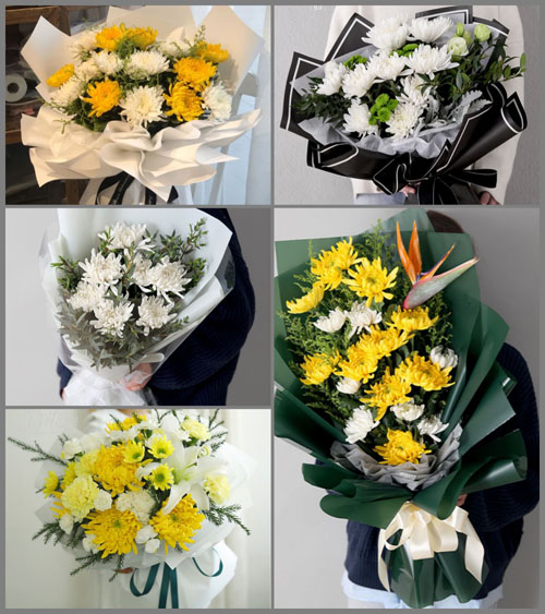 河南郑州新郑市龙湖镇白事花束代送
